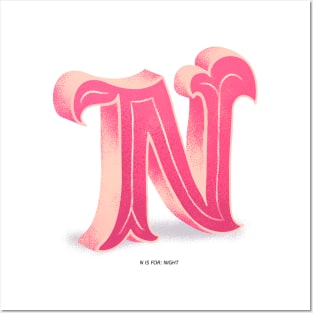 N initial Posters and Art